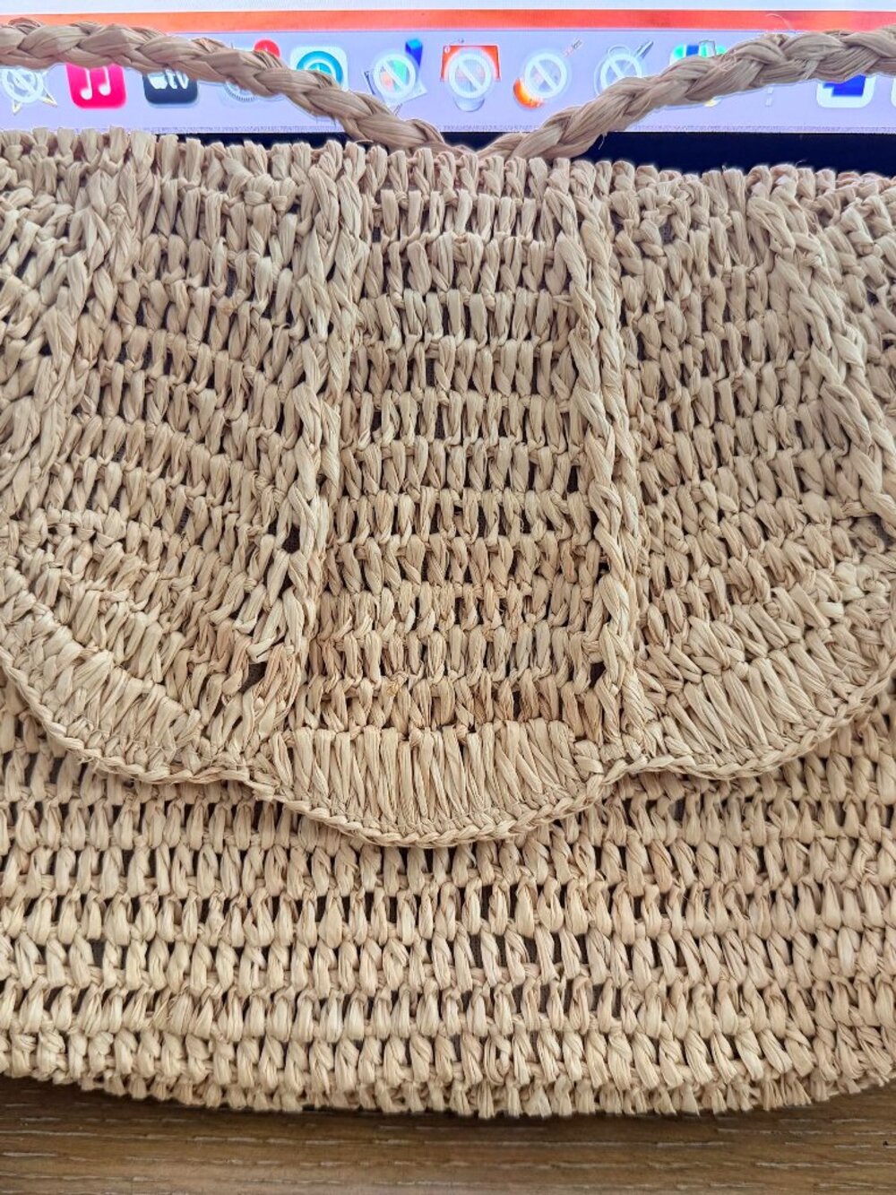 Mar Y Sol Raffia bag